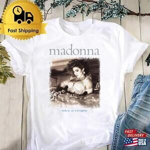 Madonna Like A Virgin T-Shirt Shirt Fan Gifts Tour